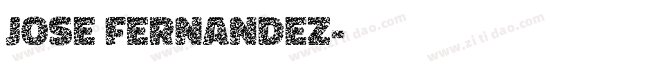 Jose Fernandez字体转换
